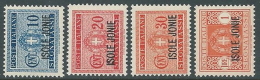 1941 ISOLE JONIE SEGNATASSE 4 VALORI MNH ** - P2-5 - Isole Ionie