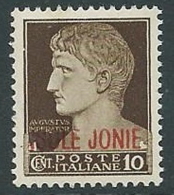 1941 ISOLE JONIE EFFIGIE 10 CENT MNH ** - P2-7 - Islas Jónicas