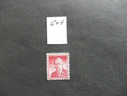 Etats-Unis :Perfins :timbre N°601  Perforé     Oblitéré - Perfin
