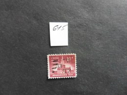 Etats-Unis :Perfins :timbre N°615  Perforé    P D R  Oblitéré - Perfin