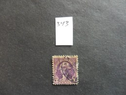 Etats-Unis :Perfins :timbre N°313  Perforé   P B 331  Oblitéré - Perforados