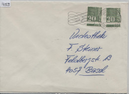1983 Ziffermarken 484/934 - Stempel: Basel Briefversand - Verschnitten - Rollen