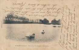 CPA 44 SAINT MARS LA JAILLE Rare Carte Précurseur Pièce D'eau Du Château Les Cygnes - Sonstige & Ohne Zuordnung