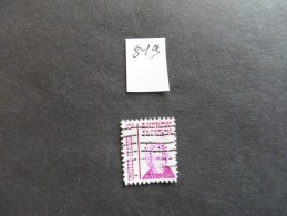 Etats-Unis :Perfins :timbre N° 819   Perforé   L A C O   Oblitéré - Perforados