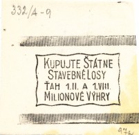 K8772 - Czechoslovakia (1919-39) Control Imprint Stamp Machine (R!): Buy The State Building Lots; Drawing Lots 1.II. ... - Probe- Und Nachdrucke