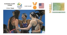 Spain 2016 - Olympic Games Rio 2016 - Gold Medal Swimming 4x200 Female U.S.A. Cover - Altri & Non Classificati