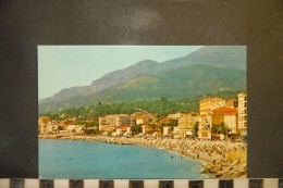 CP, 06, MENTON, Une Plage Vers Carnoles - Menton