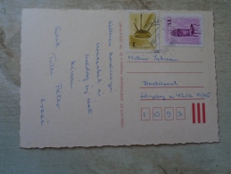 D138449  Hungary  Used Stamps On Postcard  - 31  Ft  + 1 Ft  Szentbalázs  2000's - Gebraucht