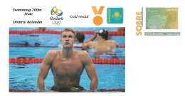 Spain 2016 - Olympic Games Rio 2016 - Gold Medal Swimming Male Kazajistan Cover - Altri & Non Classificati