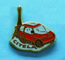 1 PIN'S  //   ** CITROËN ** CITELA ** . (Arthus Bertrand Paris) - Citroën