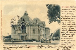 ROSTOCK, Stadttheater ( 1900), 2 Scans - Rostock