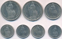 Svájc 1969-1995. 1/2Fr (4xklf) + 1Fr + 2Fr (2xklf) T:2
Switzerland 1969-1995. 1/2 Franc (4xdiff) + 1 Franc +... - Ohne Zuordnung