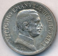 Olaszország 1917R 1L Ag 'III. Viktor Emanuel' T:2 
Italy 1917R 1 Lira Ag 'Vittorio Emanuele III' C:XF... - Ohne Zuordnung