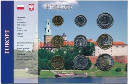Lengyelország 1995-2010. 1gr-5Zl (9xklf) Fémpénz Szettben, Papírtokban T:1-,2
Poland... - Ohne Zuordnung