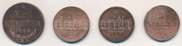 Ausztria 1816B 1kr Cu + 1851A 1kr Cu (3x) T:2-3-
Austria 1816B 1 Kreuzer Cu + 1851A 1 Kreuzer Cu (3x)... - Non Classificati