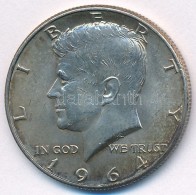 Amerikai Egyesült Államok 1964. 1/2$ Ag 'Kennedy' T:1-,2 Patina, Kis Karc 
USA 1964. 1/2 Dollars Ag... - Ohne Zuordnung