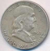 Amerikai Egyesült Államok 1963D 1/2$ Ag 'Franklin' T:2
USA 1963D 1/2 Dollar Ag 'Franklin' C:XF - Unclassified