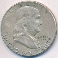 Amerikai Egyesült Államok 1963D 1/2$ Ag 'Franklin' T:2
USA 1963D 1/2 Dollar Ag 'Franklin' C:XF - Non Classificati