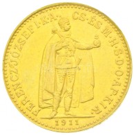 1911KB 10K Au 'Ferenc József' (3,36g/0.900) T:2 Kis Ph.
Hungary 1911. 10 Korona Au 'Franz Joseph I' Kremnitz... - Ohne Zuordnung