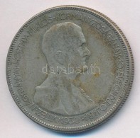 1930. 5P Ag 'Horthy Jobbra' T:3 Patina 
Adamo P8 - Ohne Zuordnung