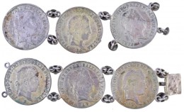 1846B 20kr Ag + 1847B 20kr Ag + 1848B 20kr Ag (2x) + 1848KB 20kr Ag 'V. Ferdinánd' (2x)... - Ohne Zuordnung