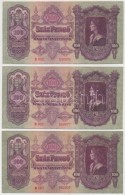 1930. 100P (6x), Közte Egy Pár SorszámkövetÅ‘ T:II-III Szép Papír - Ohne Zuordnung