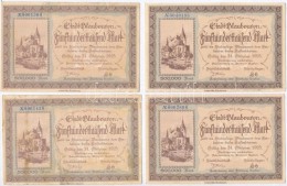 Németország / Weimari Köztársaság / Blaubeuren 1923. 500.000M (10x)... - Ohne Zuordnung