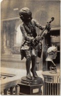 ** T4 Mozart As A Child, Bronze Statue, Louis-Ernest Barrias, Art Institute Of Chicago (EM) - Zonder Classificatie