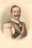 ** T2 Wilhelm II, Deutscher Kaiser, Litho - Ohne Zuordnung