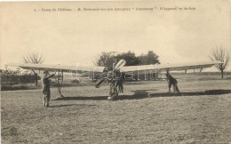 ** T2/T3 Camp De Chalons, M. Demanest Sur Son Monoplan Antoinette / Aircraft (EK) - Unclassified