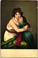 T2/T3 'Portrait De Mme Le Brun Et De Sa Fille' / Portait Of Mrs. Le Brun And Her Daughter, Lady, Art Postcard,... - Unclassified