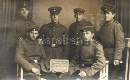 ** T2 WWI German Soldiers, Weihmayr. Group Photo - Ohne Zuordnung