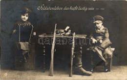 T2 Soldatenleben Das Heisst Lustig Sein / WWI German Military Humour, Children - Ohne Zuordnung