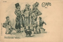 ** T2 Heulende Wölfe, Regel & Krug No. 3007., Leipzig / Singing Jewish Businessmen, Judaica / Anti-Semitic... - Ohne Zuordnung