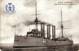 ** T3 HMS Berwick, British Royal Navy Armoured Cruiser (fa) - Zonder Classificatie