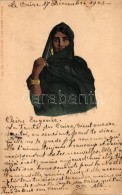 T2/T3 Egyptian Woman, Folklore Emb. Plentl Mary Mill Graz-Cairo No. 309. - Non Classificati