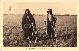 ** T2/T3 Galilée, Habitants Des Montagnes / Palestine Folklore, Soeurs De St.Joseph Charity Advertisement On... - Ohne Zuordnung