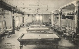 * T3 Basel, Grand Cafe Metropol, Wiener Cafe, Billiard Saal / Cafe Interior, Billiard Hall (EB) - Non Classificati