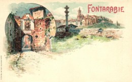 ** T2 Hondarribia, Fontarabie, Litho - Non Classificati