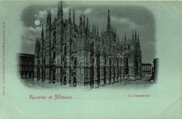 ** T1/T2 Milan, Milano; Cattedrale / Cathedral At Night - Zonder Classificatie