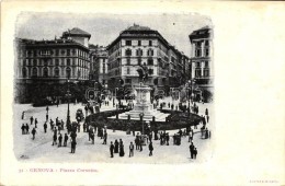 ** T1/T2 Genova, Piazza Corvetto / Square - Zonder Classificatie