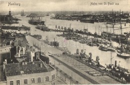 ** T1 Hamburg, Hafen Von St. Pauli Aus / Port, Ships - Zonder Classificatie