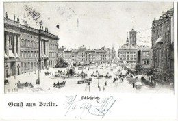 * T4 1899 Berlin, Schlossplatz / Castle Square (cut) - Zonder Classificatie