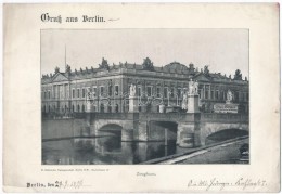 * T3 1899 Berlin, Zeughaus; C. Schneider Verlanganstalt, Riesenpostkarte 26 × 18 Cm / Giant Postcard (winzige... - Ohne Zuordnung