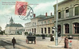 T2/T3 Thionville, Diedenhofen; Post- Und Bahnhofsgebäude / Post Office, Railway Station - Zonder Classificatie