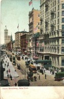 T2/T3 New York, Upper Broadway, Trams, Automobiles  (EK) - Unclassified