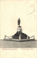 T2 Érsekújvár, Nové Zamky; Kossuth Lajos Szobor, Kiadja Adler József / Statue - Ohne Zuordnung