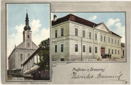 T2/T3 Berezó, Brezová Pod Bradlom; Evangélikus Templom, Iskola / Church, School (EK) - Non Classificati