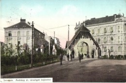 T2/T3 Temesvár, Timisoara; Andrássy út, Városligeti Bejárat / Street, Park Entry... - Ohne Zuordnung