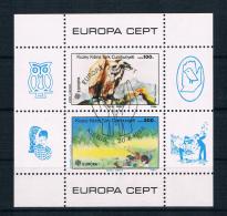 Türkisch-Zypern 1986 Europa/Cept Block 5 Gest. - Used Stamps